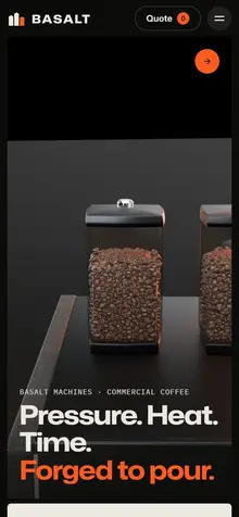 Basalt Machines on a phone