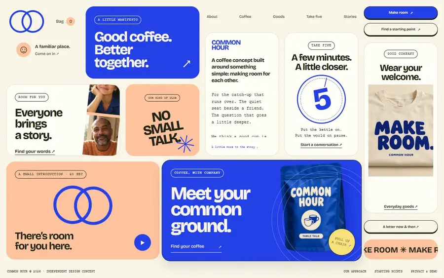 Common Hour home page