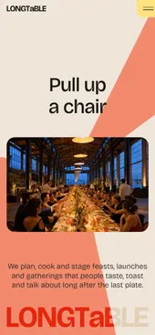 Longtable on a phone