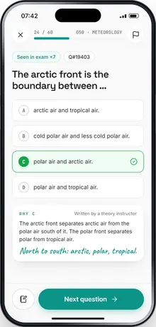 Pilot 100 app screens